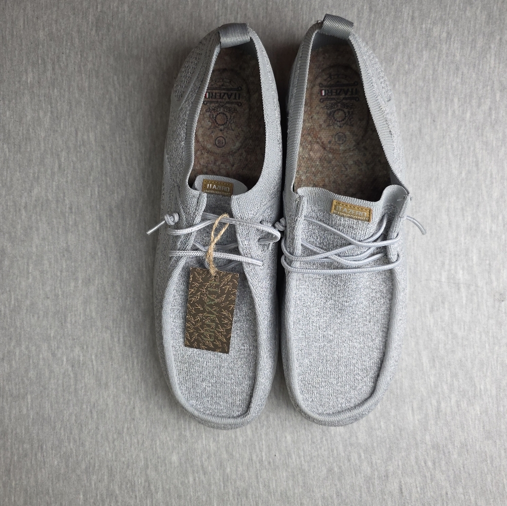 Itazero Men's Light Gray Loafers Size 16